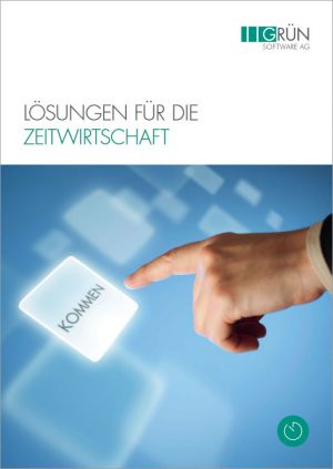 GRÜN Software AG - Lösungen für die Zeitwirtschaft - Katalog Titel