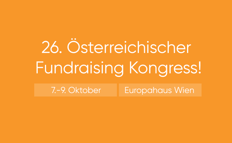 26. Österreichischer Fundraising Kongress
