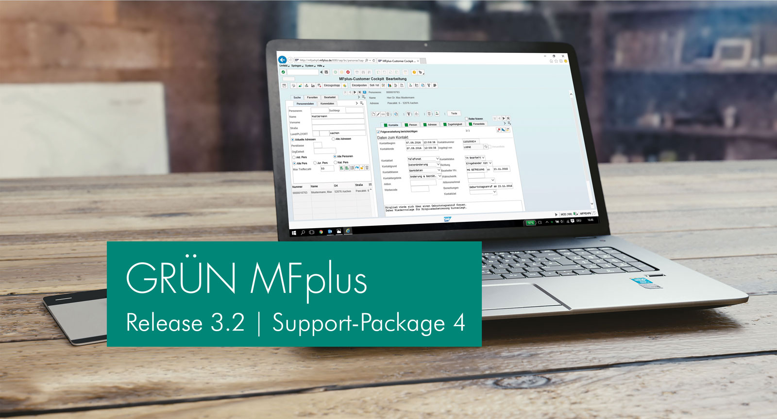 GRÜN MFplus Support-Package 4 veröffentlicht.